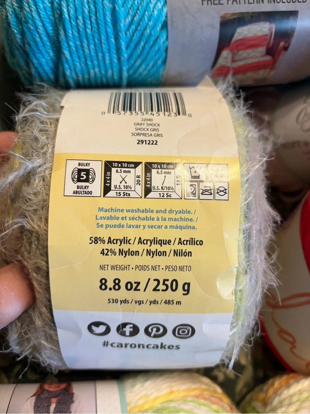 Caron Kindness & Baby Bee Yarn Bundle - Green, Pink, Teal, Multicolor